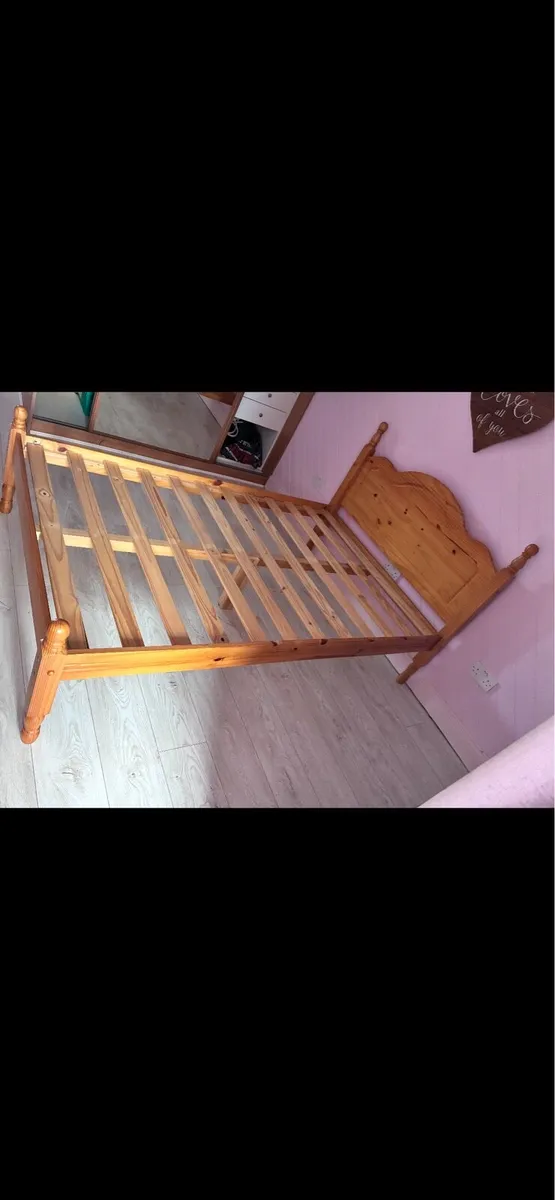 4foot pine bed - Image 3