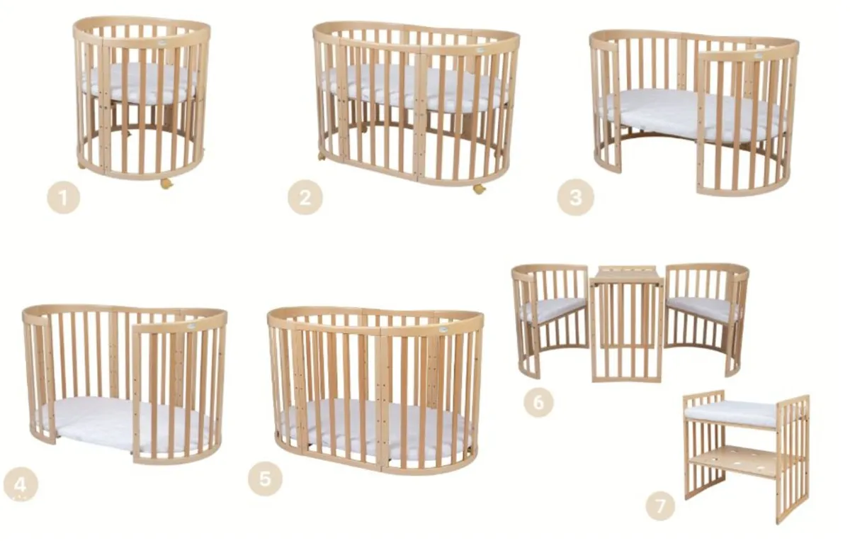 Mon Lit Cabane 7-in-1 Cot Bed – Like New – 2 Avail - Image 1