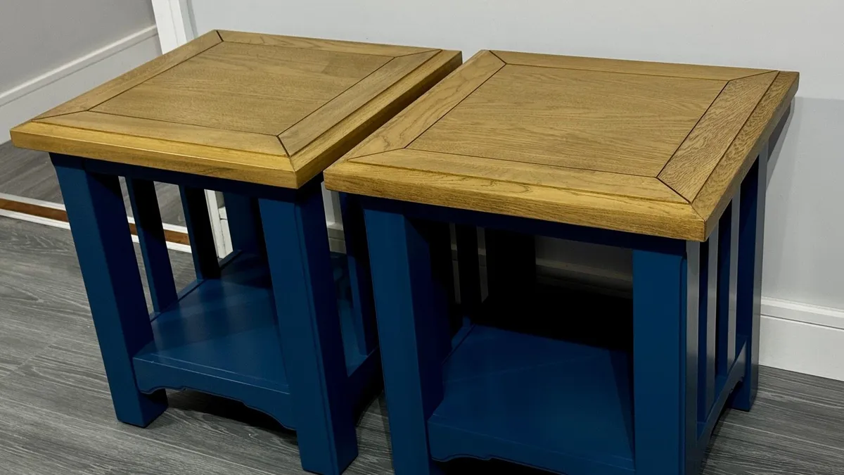2 Lamp Tables Ex Display Excellent - Image 1