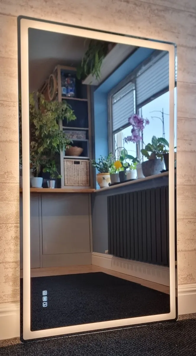 LED Bathroom Mirror Speakers Music Defogger - Image 1