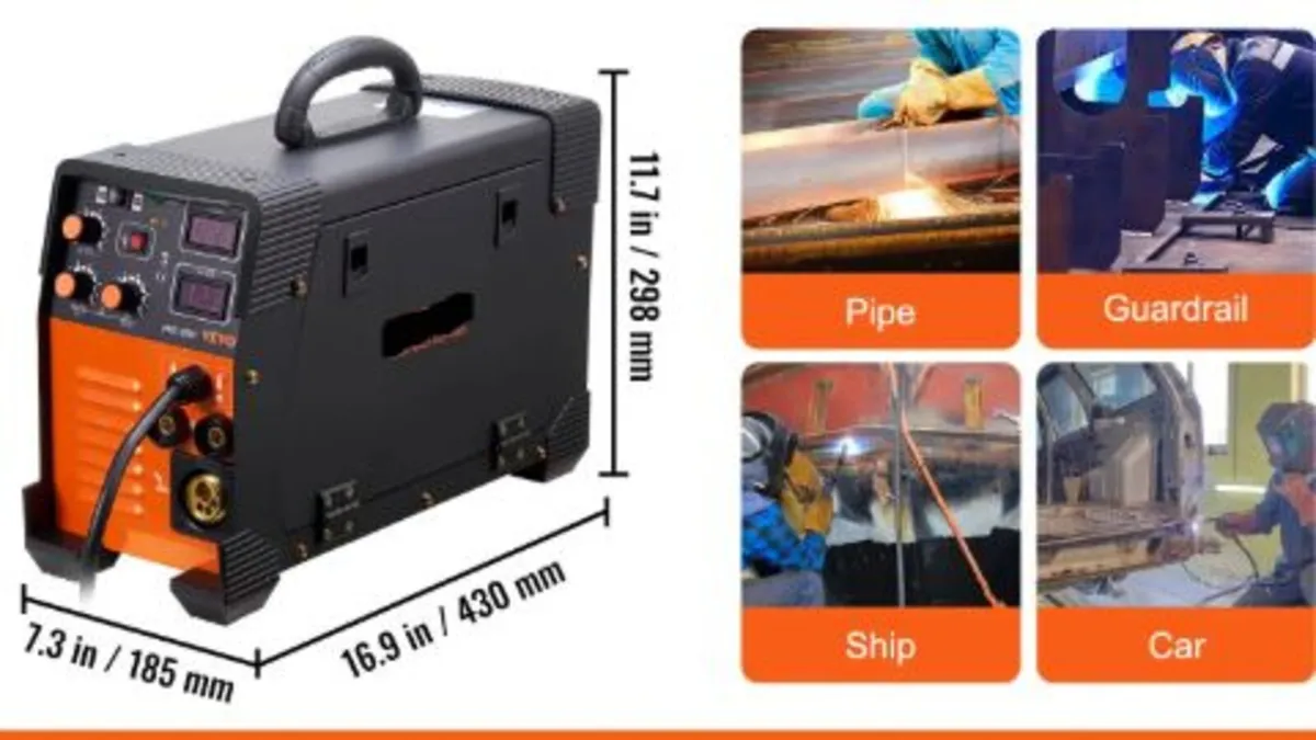 MIG Welder 250 Amp MIG TIG Arc Welder 3 in 1 Weld - Image 2