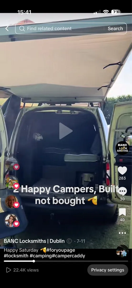 VW Caddy Micro Camper - Image 2