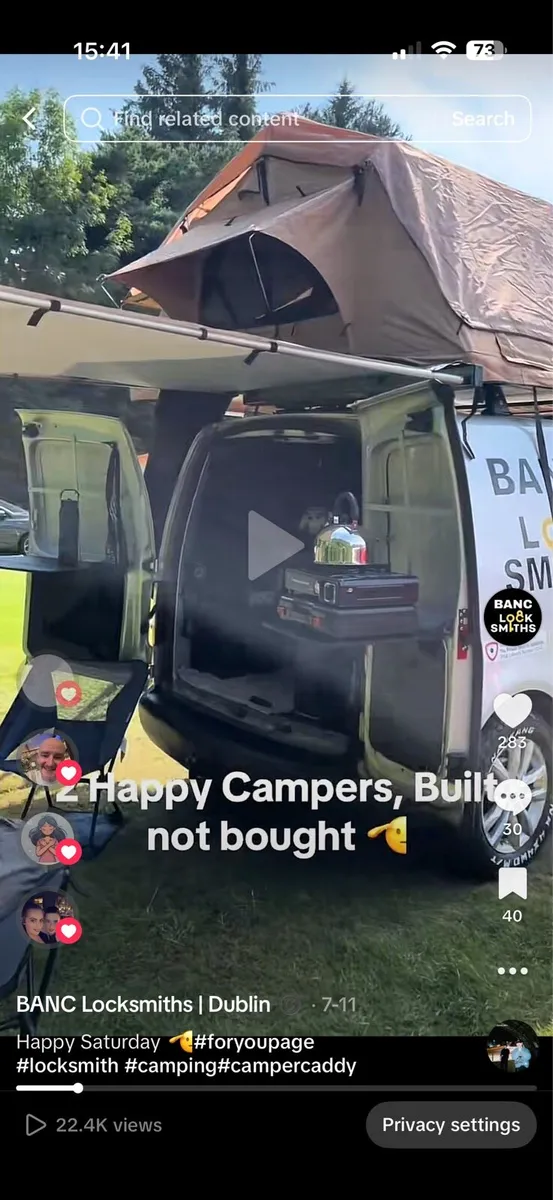 VW Caddy Micro Camper - Image 1