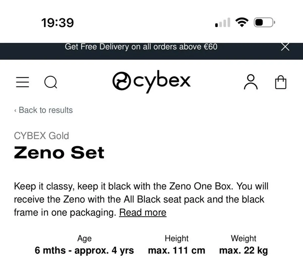 Cybex Zeno Sport - Image 2