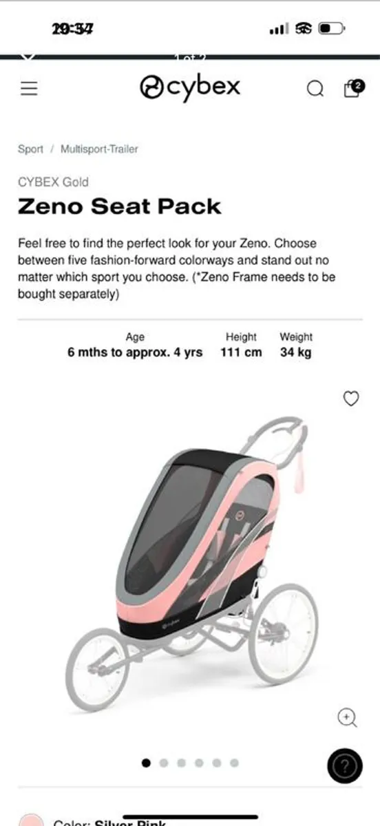 Cybex Zeno Sport - Image 3