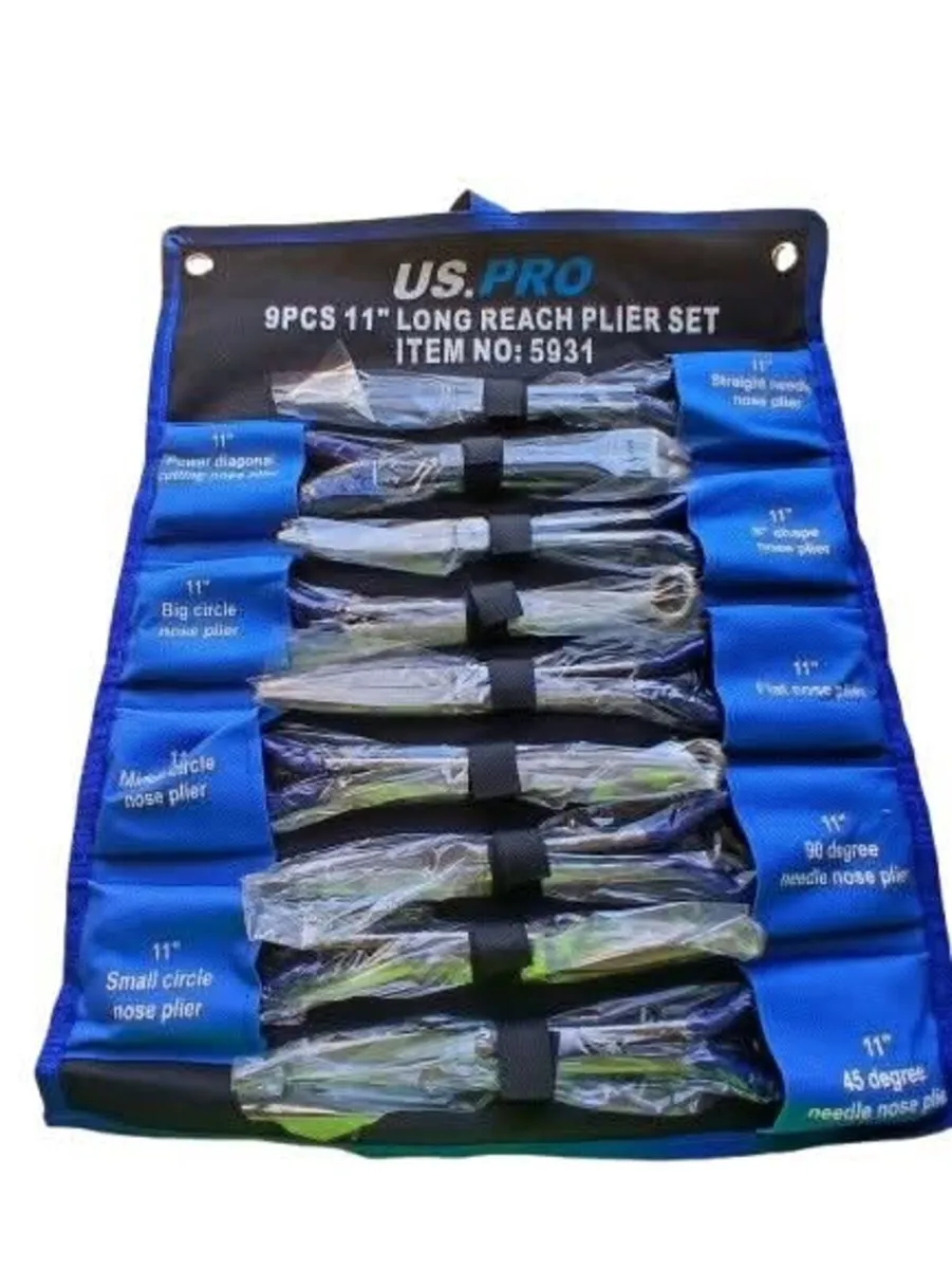US.PRO 9PC 11" Long Nose Plier Set – €50 💶