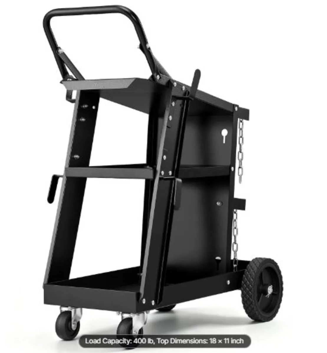 Welding Cart, 3-Tier Heavy Duty Welder Cart - Image 1