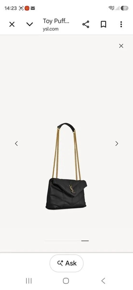 Saint laurent toy puffer bag - Image 1