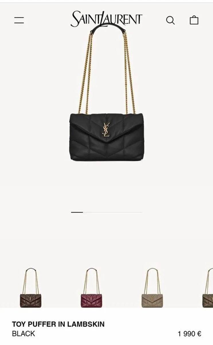Saint laurent toy puffer bag - Image 2