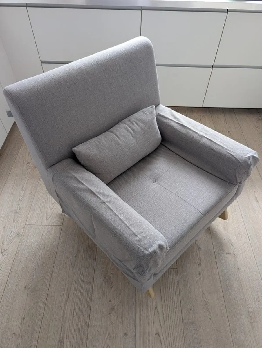 Gaia Baby Serena Nursing Chair | Grey / Dove Colour - Image 3