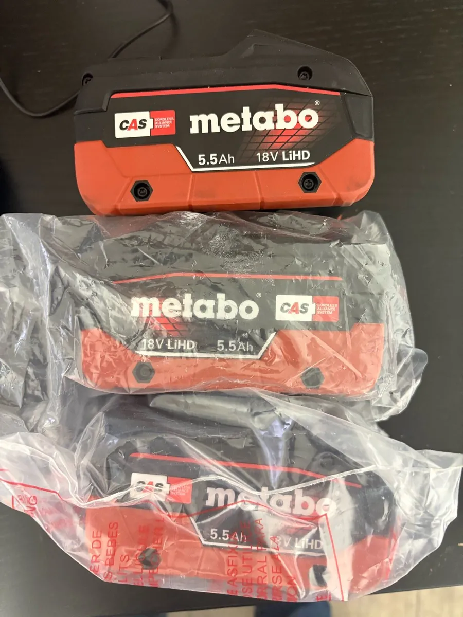 Metabo new 5.5 ah lihd batteries - Image 1
