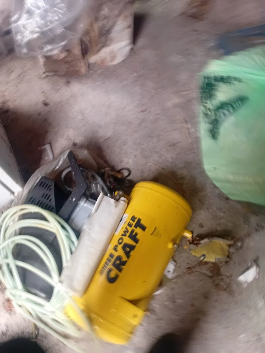 4 bikes, table saw, gokart, portable air compresso - Image 2