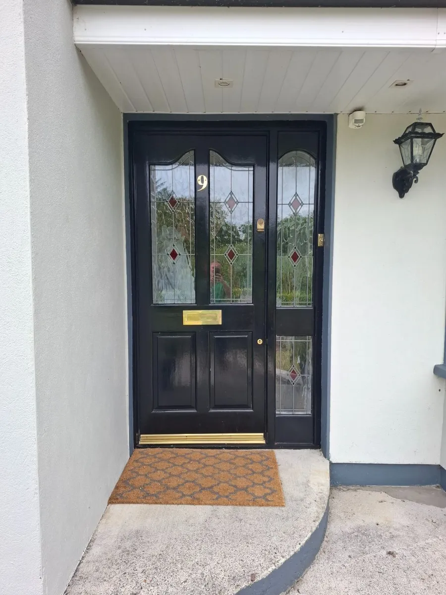Solid Teak Georgian Front Door - Image 1