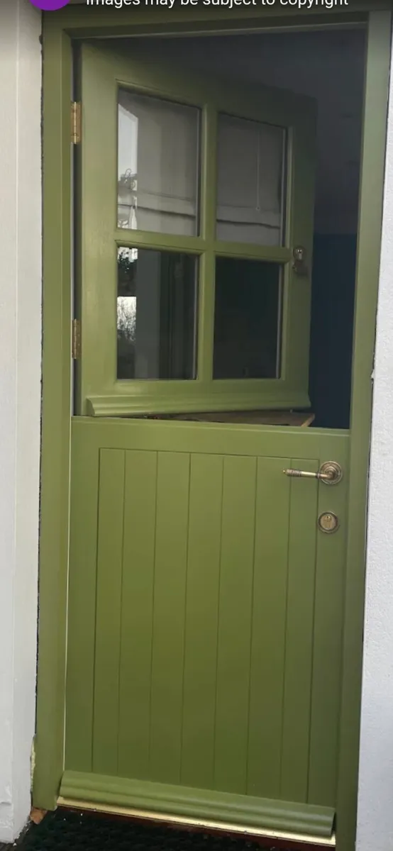 Irish Made Solid Hardwood Cottage Half Doors - Image 1