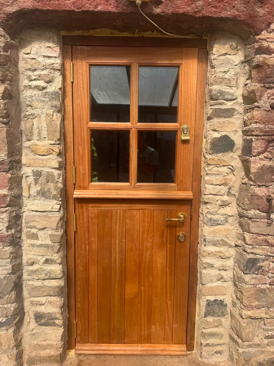Irish Made Solid Hardwood Cottage Half Doors - Image 2