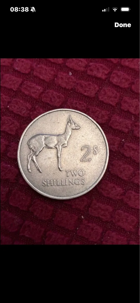 1964 Zambia Two Shilling Coin - Image 2