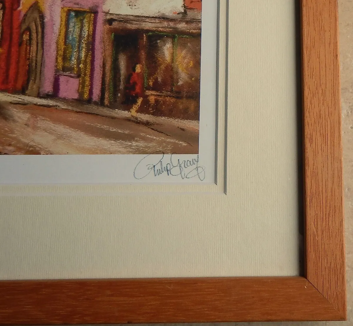 Signed Philip Gray Print ‘Rue de Village Irelande’ - Image 3