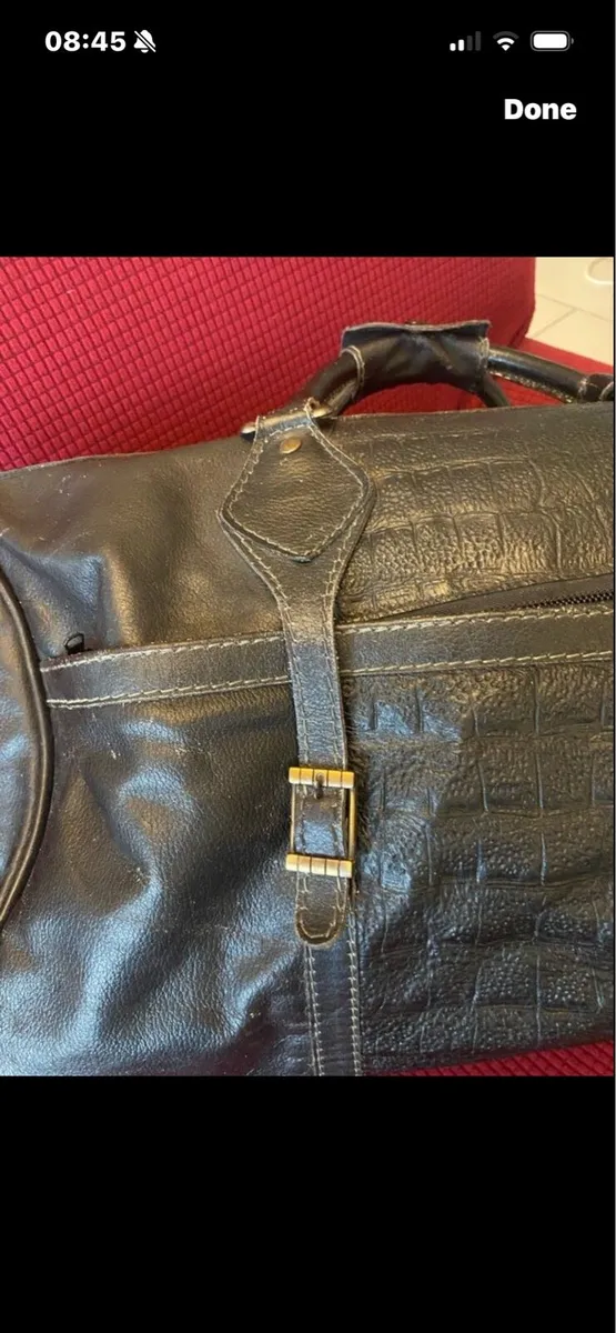 Large Leather Hold All - Image 3
