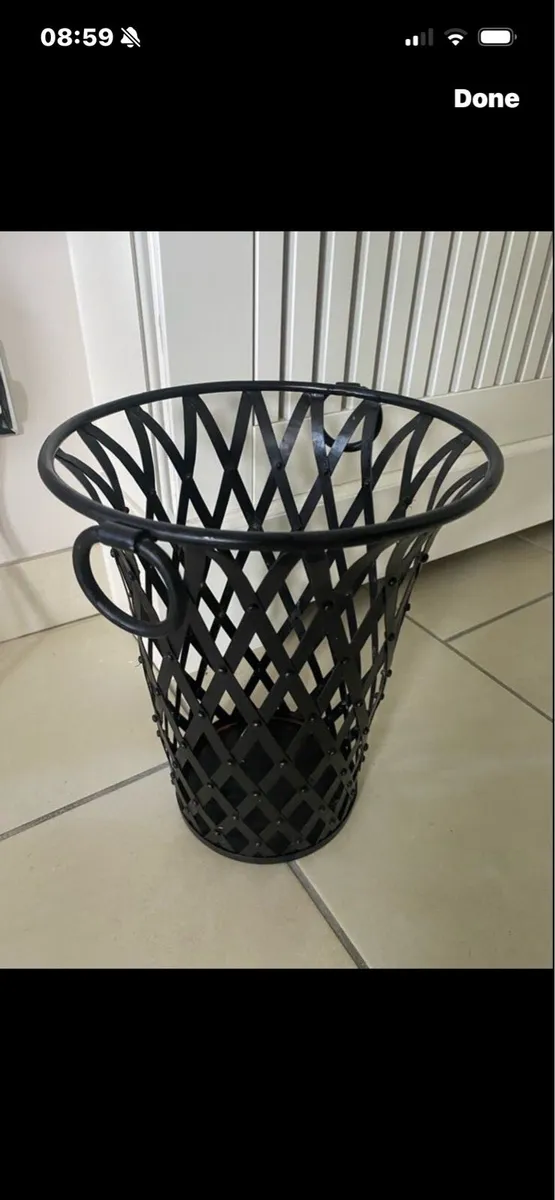 Metal Waste Basket - Image 1