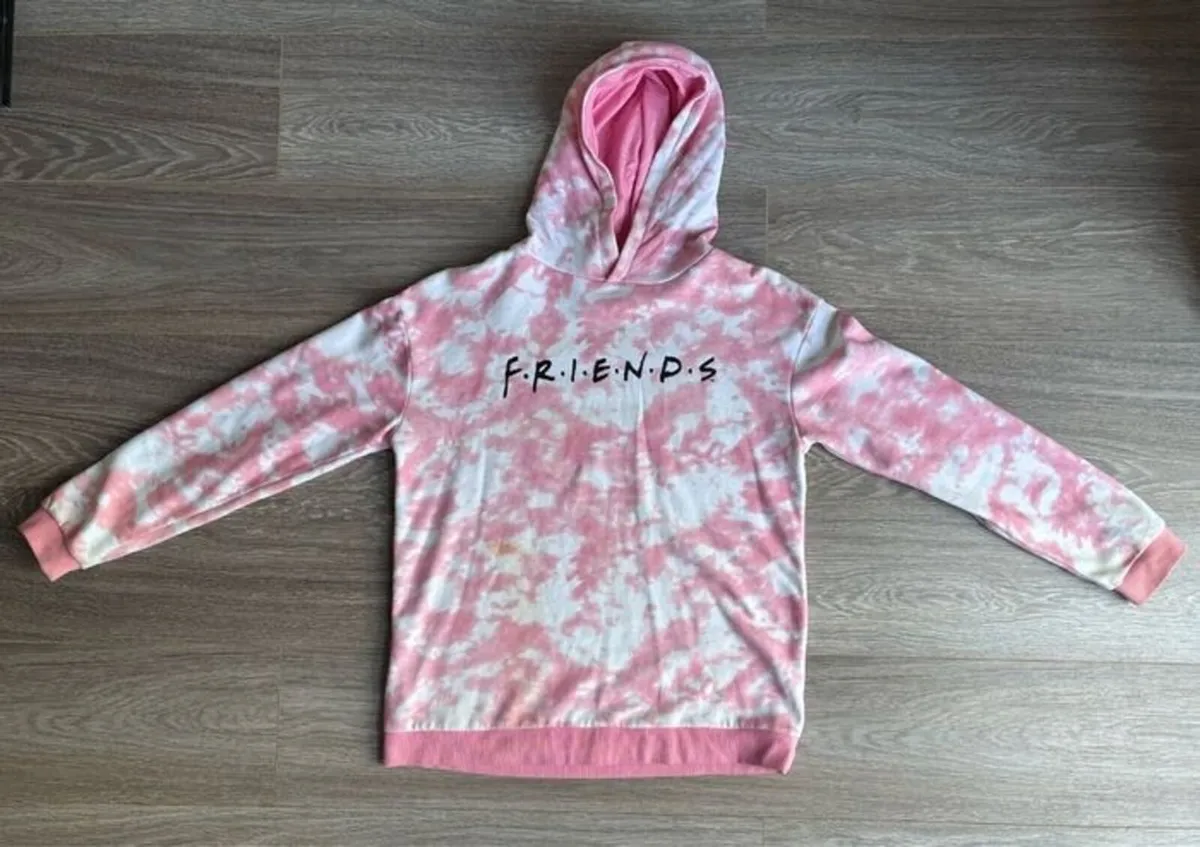 Official Friends TV Show pink and white tie-dye ho - Image 3
