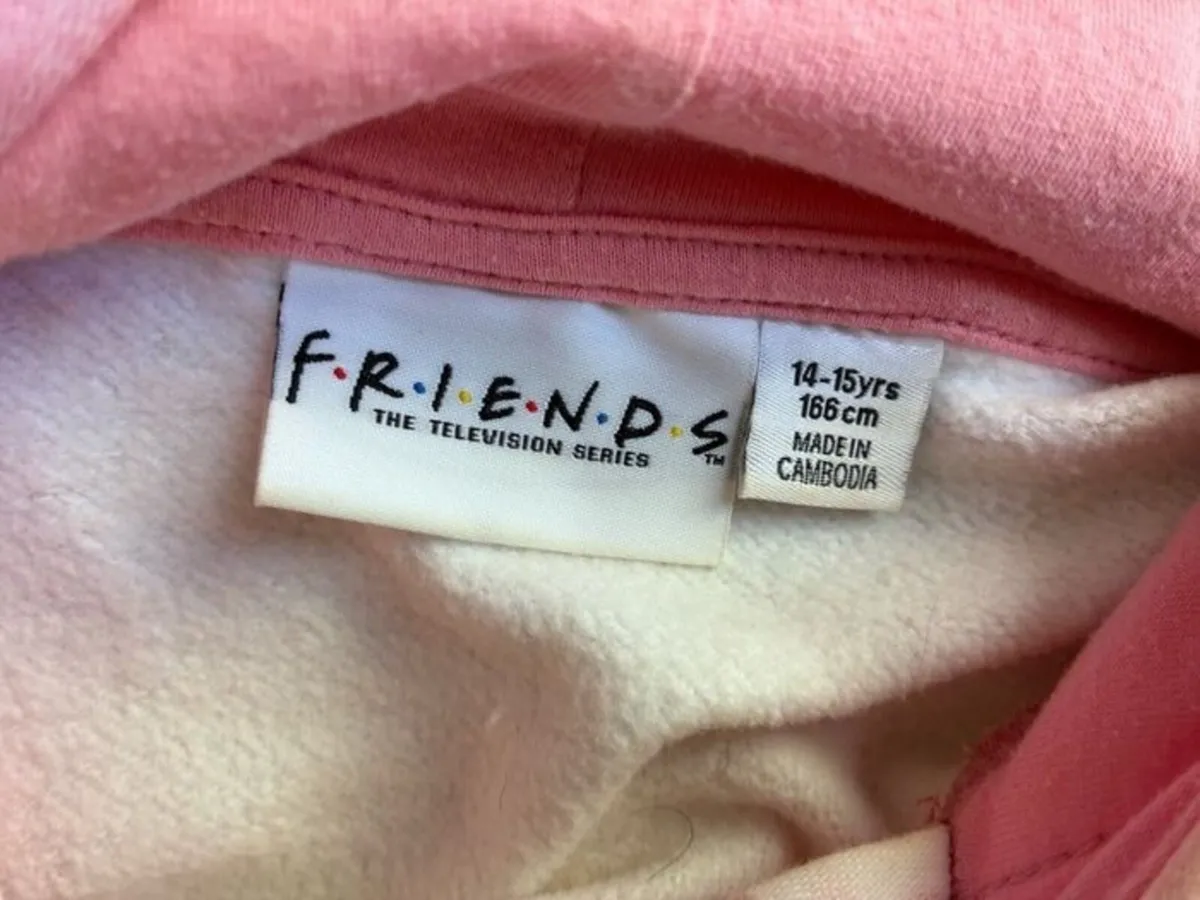 Official Friends TV Show pink and white tie-dye ho - Image 4