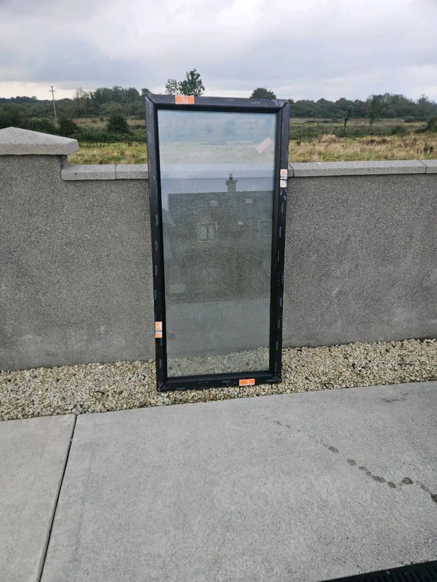 New Black PVC Window.