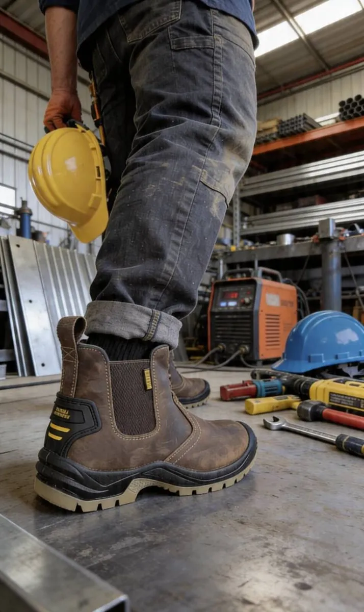 Buffalo safety S3 slip-on boots all sizes - Image 3
