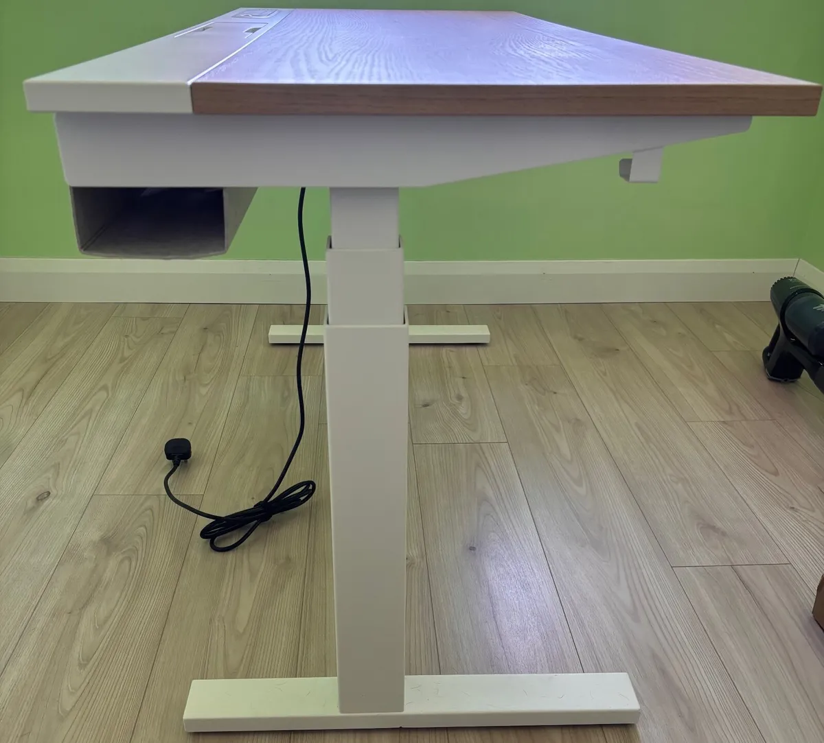 IKEA MITTZON Electric Standing Desk – Oak & White - Image 2