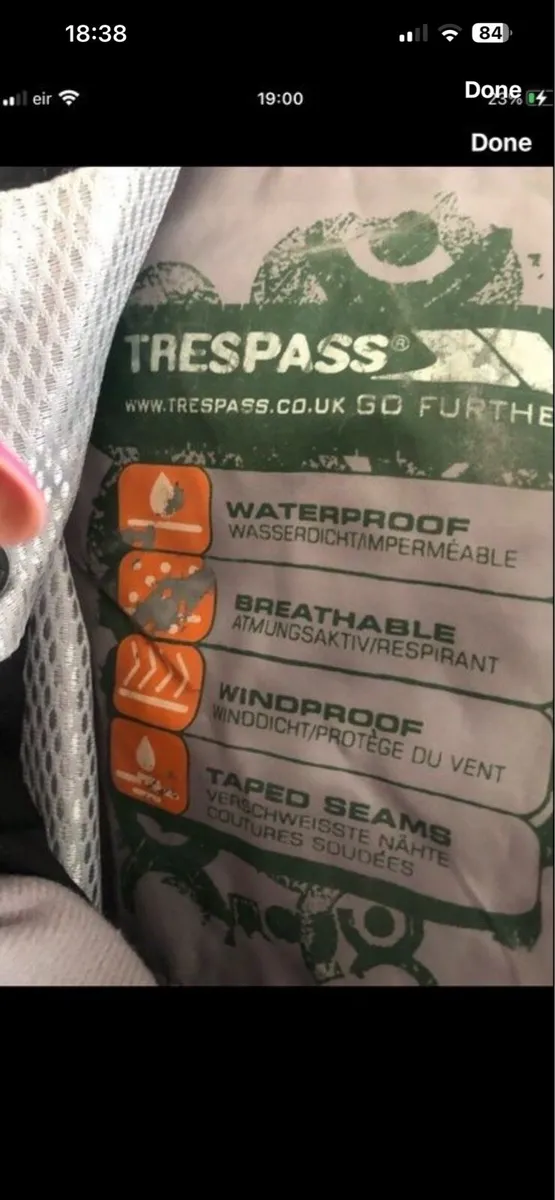 Mens trespass jacket size M €20 - Image 4