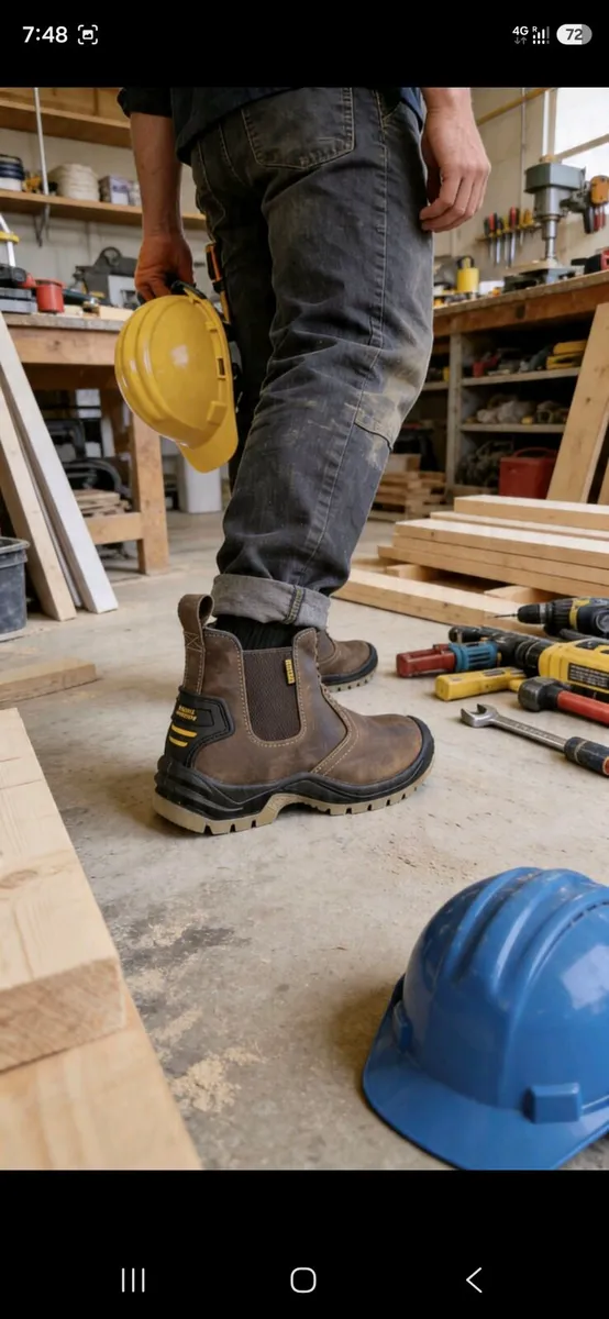 Buffalo safety S3 slip-on boots all sizes - Image 2