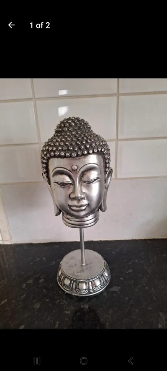 Heavy metal Buddha ornament