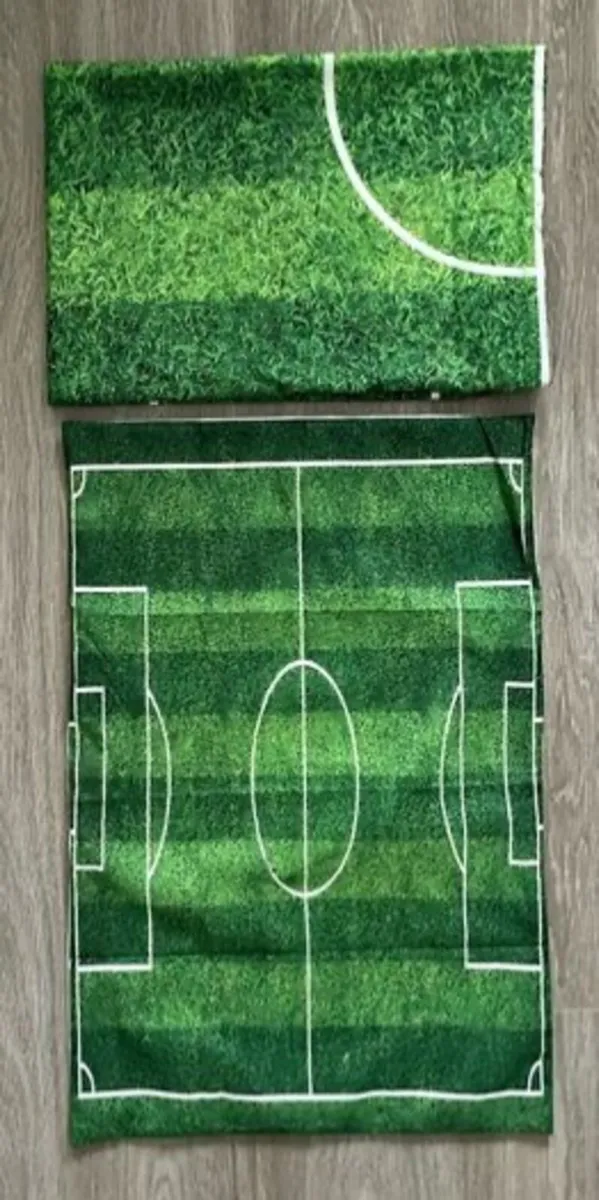 Football Pitch Single Duvet Cover & Pillowcase  Pl - Image 3