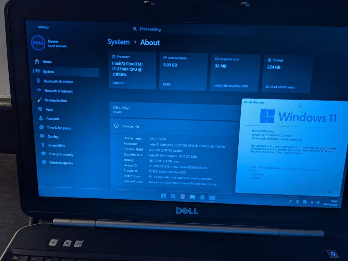 Dell laptop - Image 4