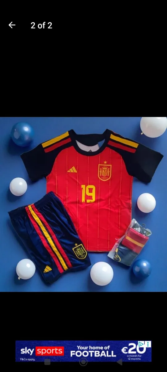 SPAIN ( LAMINE YAMAL 19)KIDS KIT, 7/8,8/9, 10/11 . - Image 2