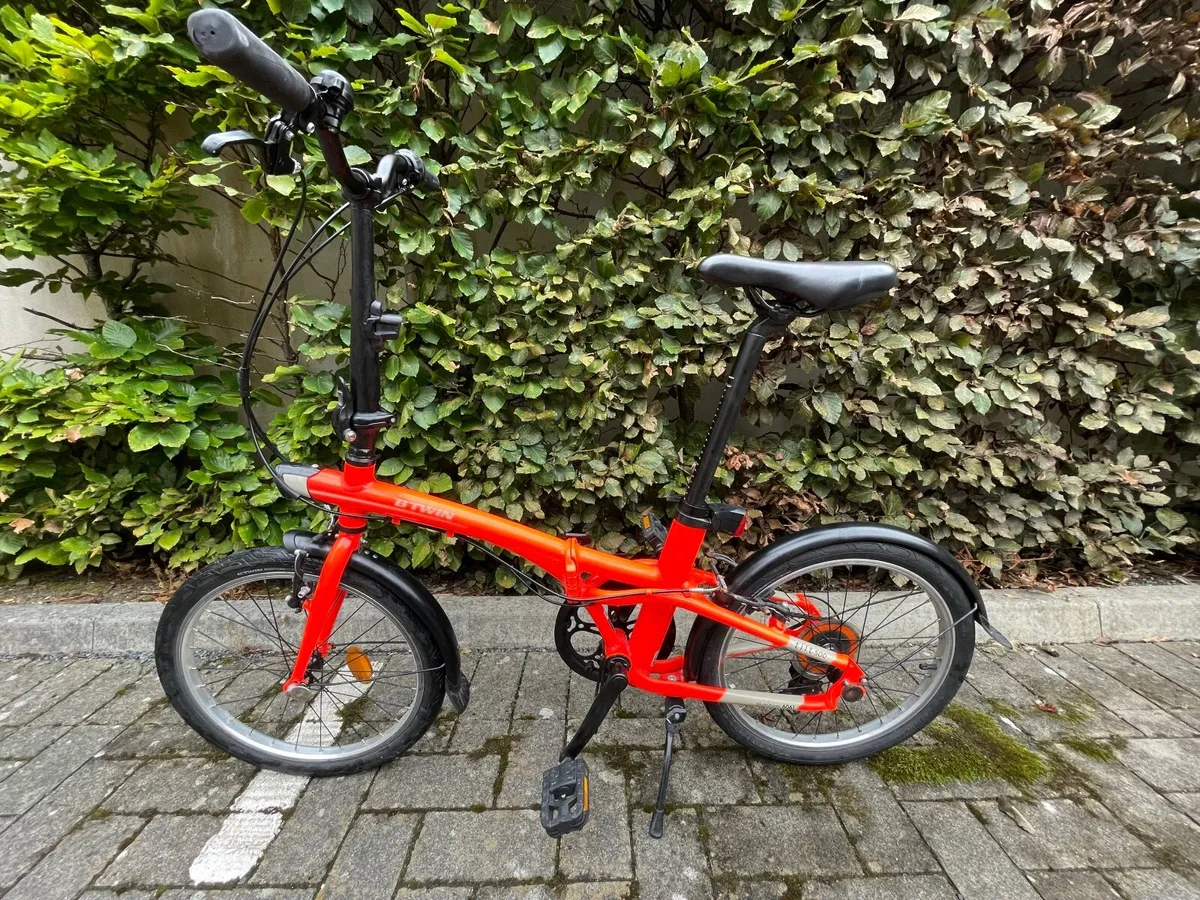 BTwin Tilt 500 Folding bike Orange - Image 4