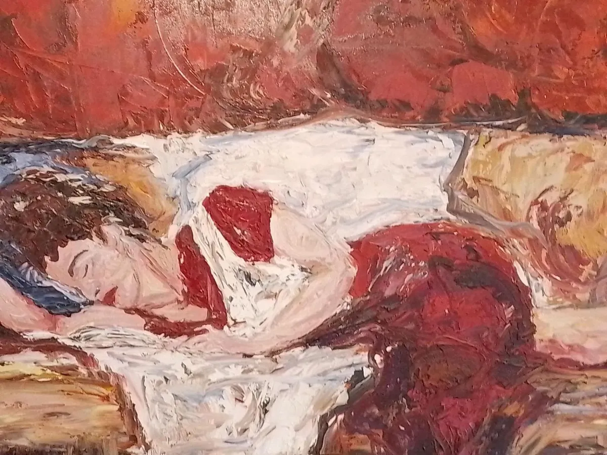 Declan Marry Silent Moments Large Oil Painting - Image 3
