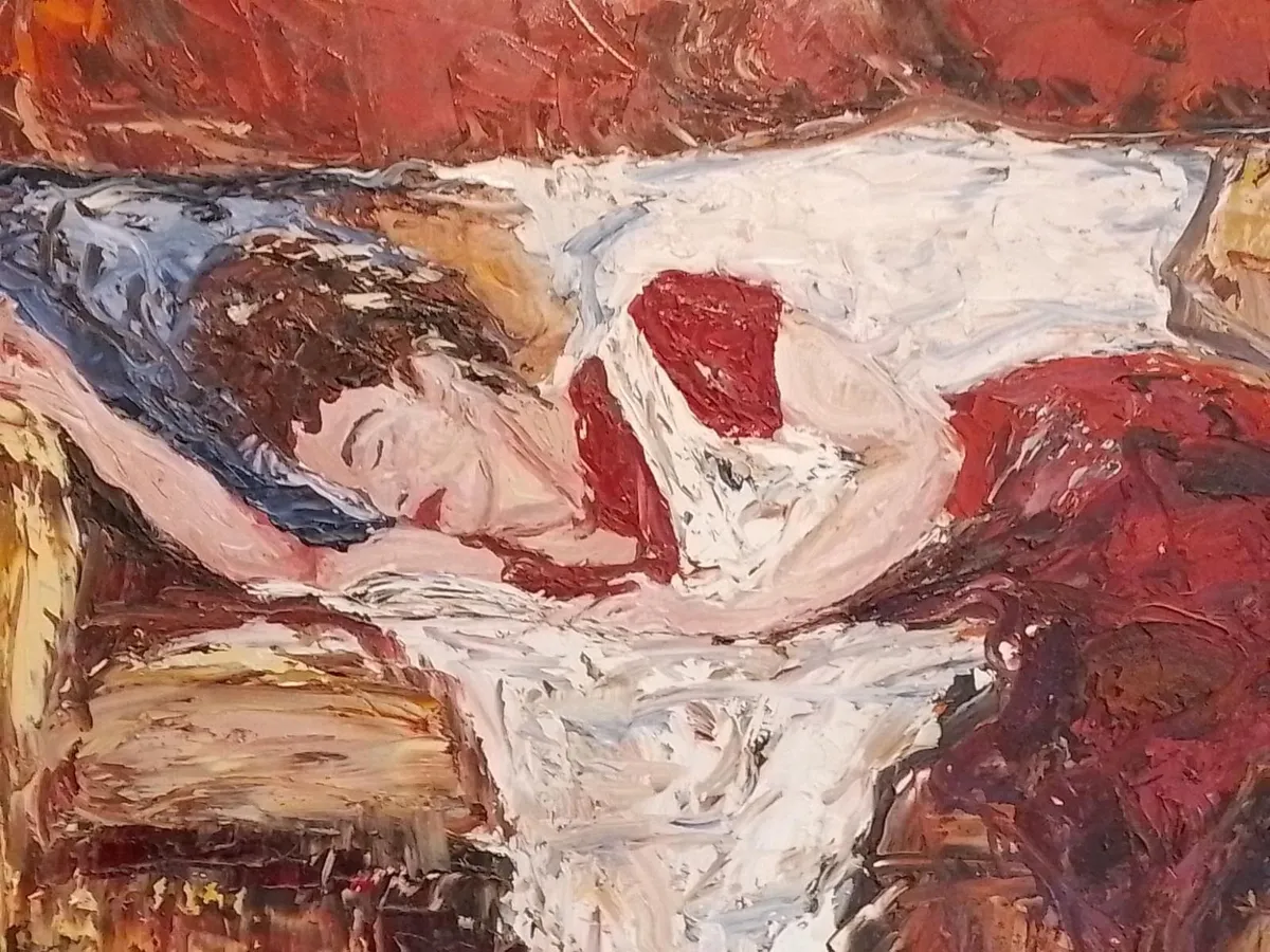 Declan Marry Silent Moments Large Oil Painting - Image 2