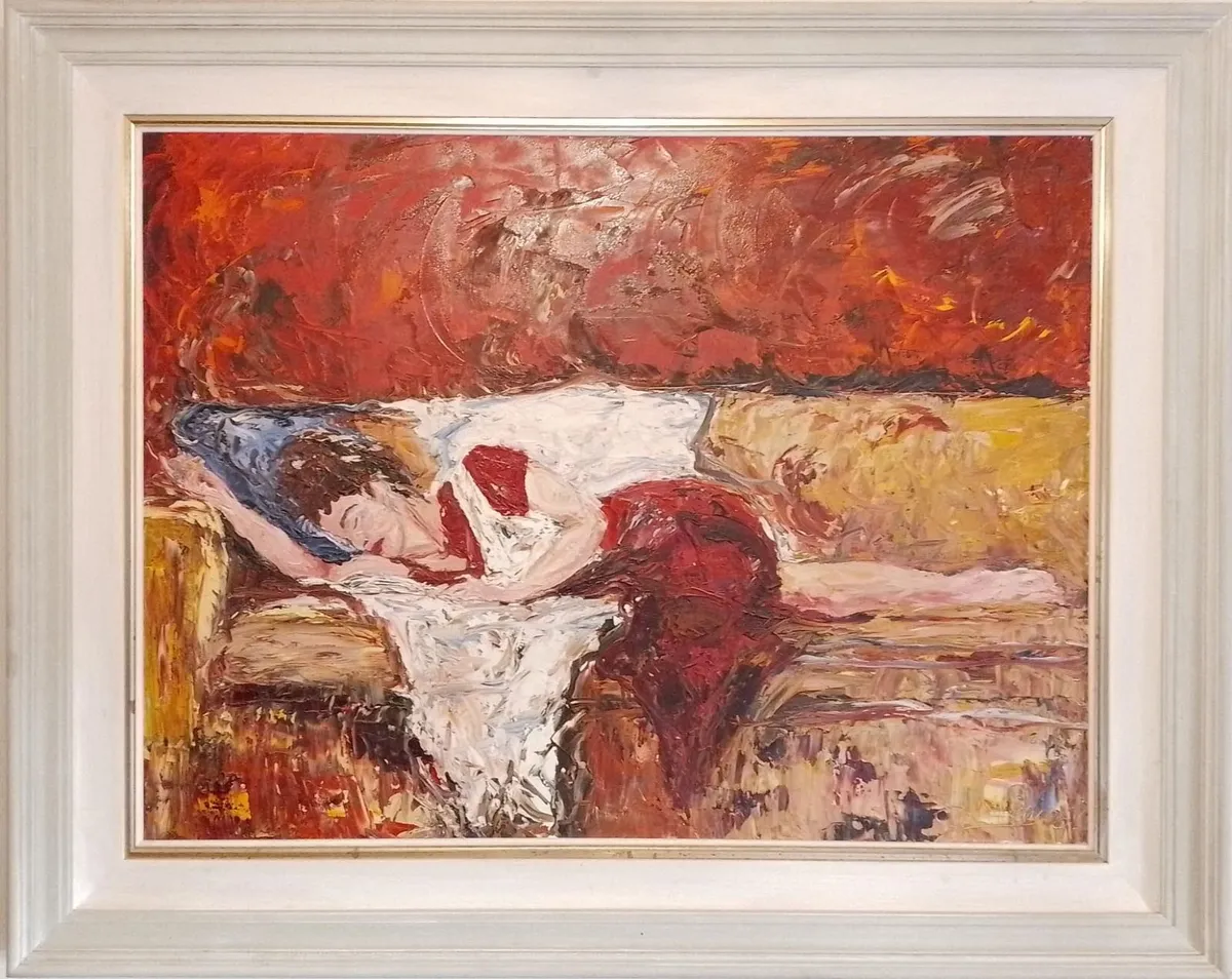 Declan Marry Silent Moments Large Oil Painting - Image 4