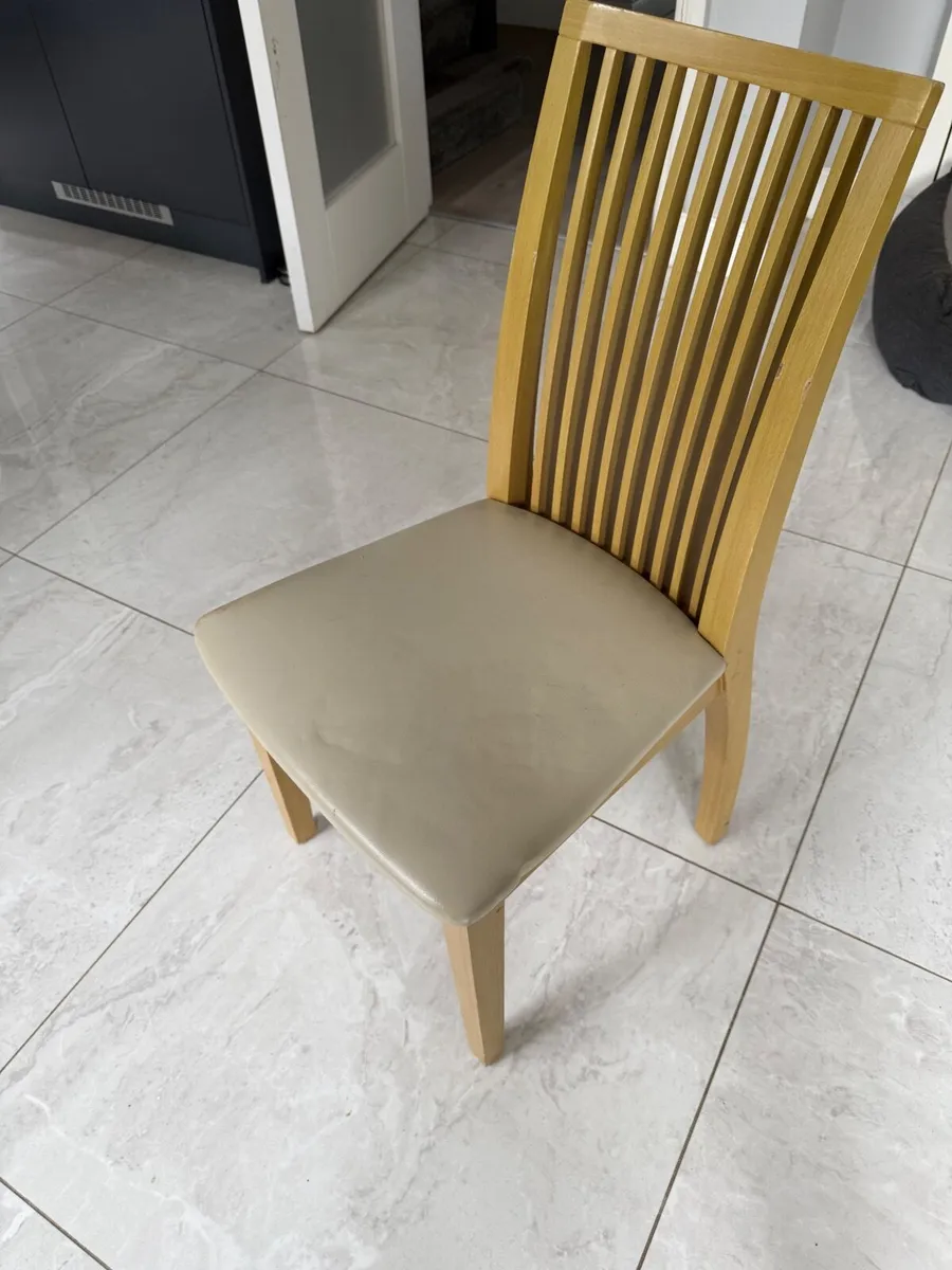 6 x Kitchen chairs - Image 1