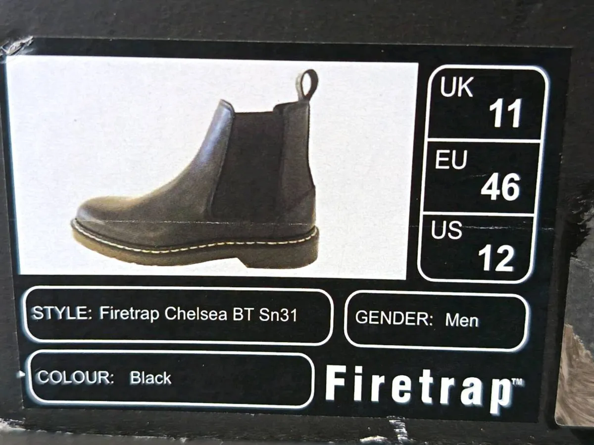 Brand new Firetrap Chelsea boots - Image 1