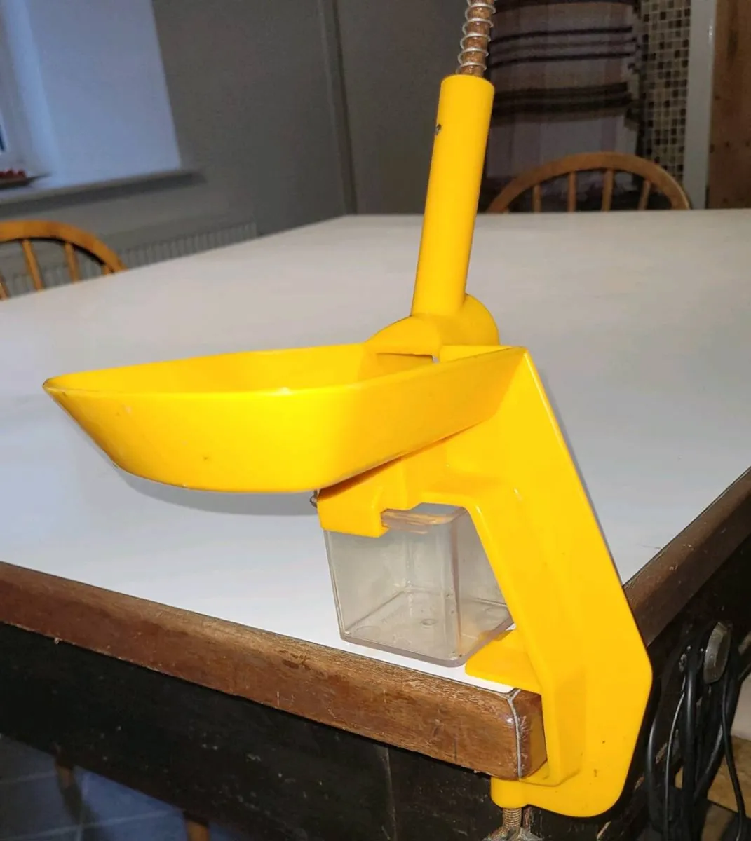 Vintage tabletop cherry pitter or stoner - Image 1
