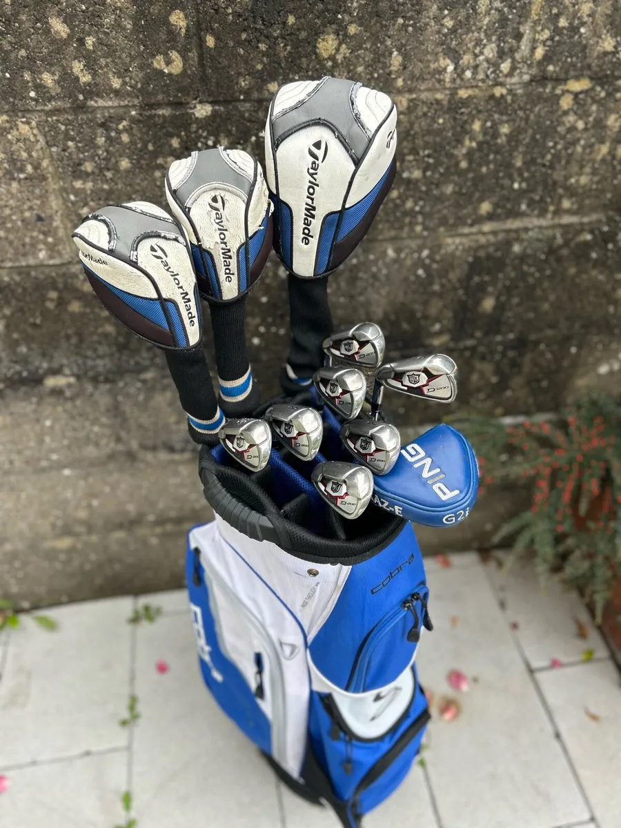 Full set of left handed golf clubs - Image 1