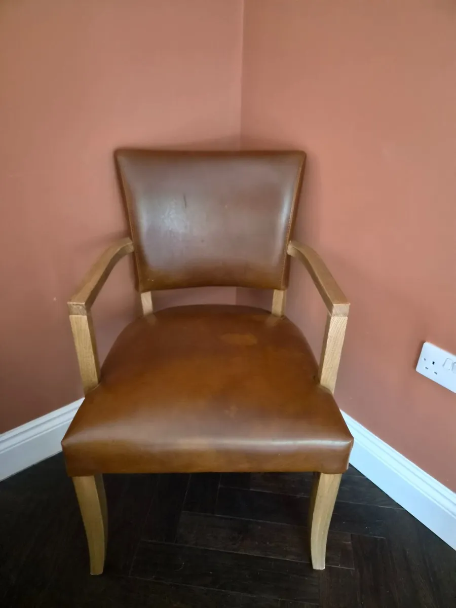 Leather Dining chairs - Image 1