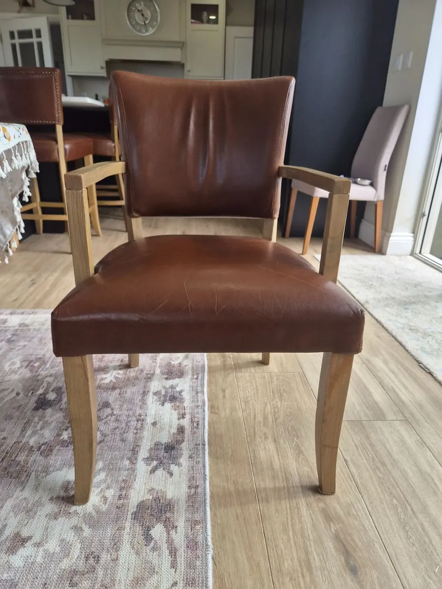 Leather Dining chairs - Image 2