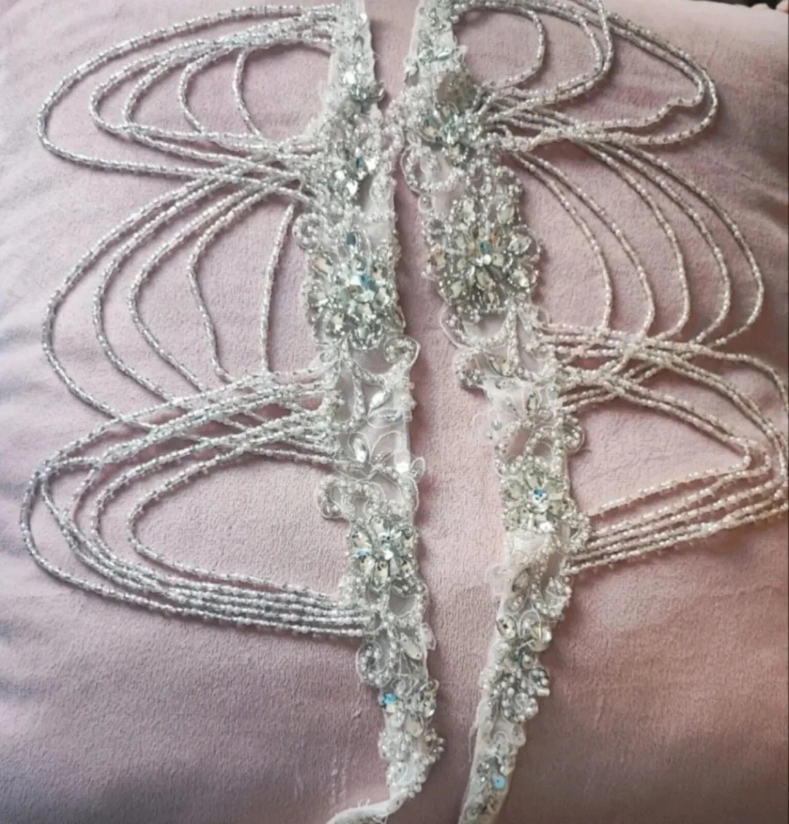 Edel Tuite Bridal Crystal Beaded Shoulder Drapes – - Image 4