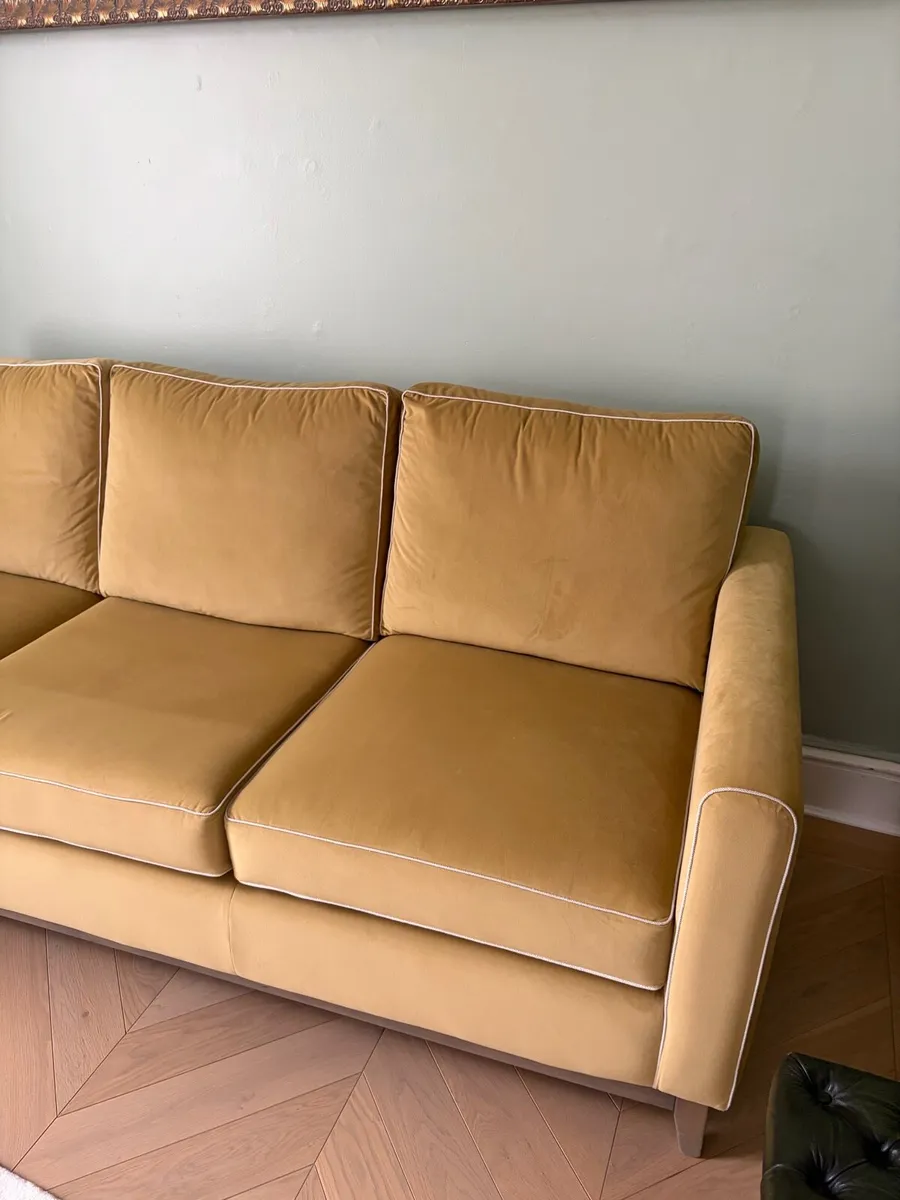 Velvet couch - Image 3