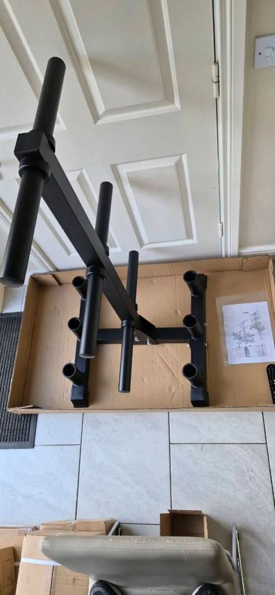 Brand new olympic plate and bar storage rack - Image 3