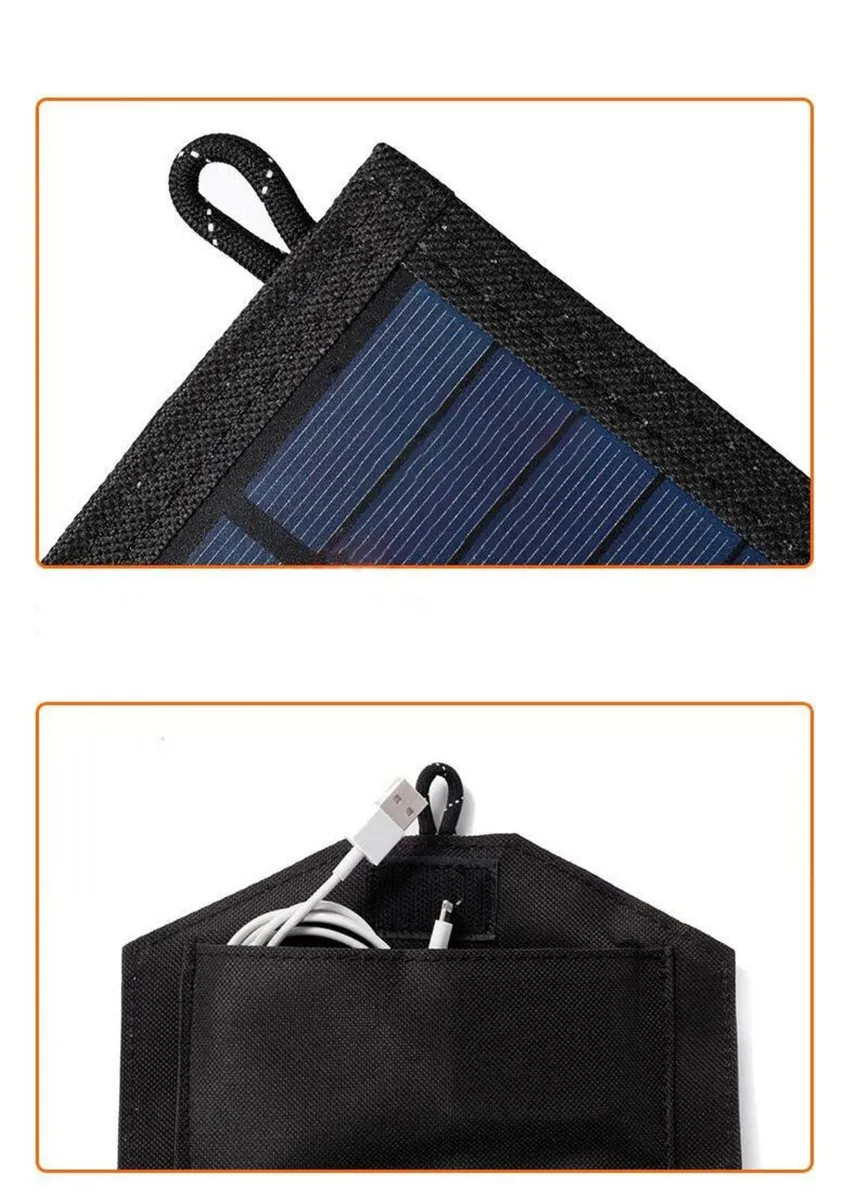 Foldable solar panels for camping hiking or emerge - Image 2