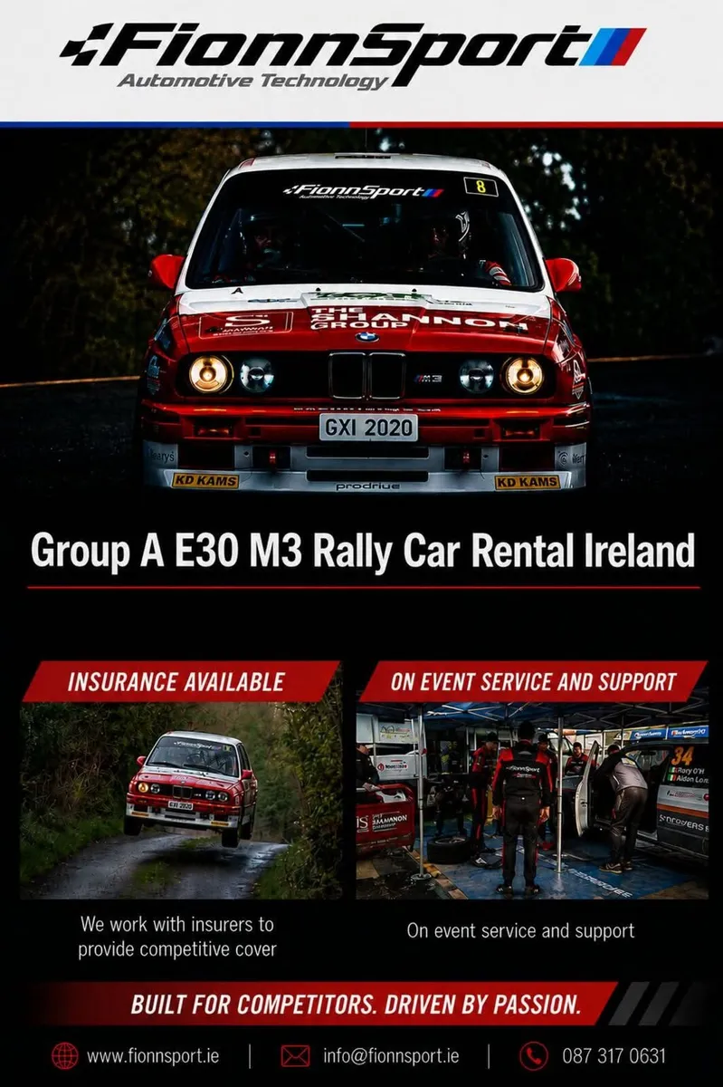E30 M3 rally hire - Image 1