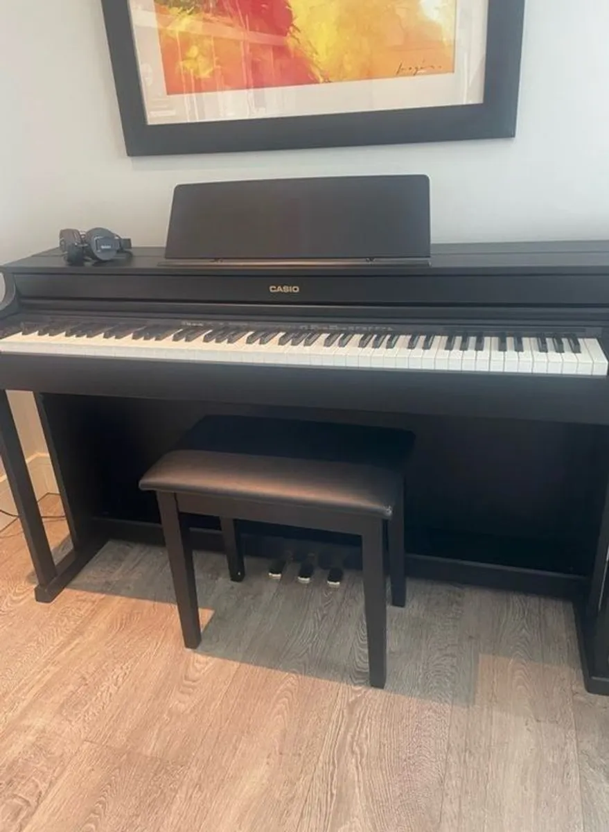 Casio AP470 Digital Piano and Matching Stool - Image 2